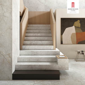Losa <span class=keywords><strong>de</strong></span> Mármol Artificial Blanco <span class=keywords><strong>de</strong></span> 3200x1600 mm, Acabado Gluetech, <span class=keywords><strong>Piedra</strong></span> Sinterizada, <span class=keywords><strong>Piedra</strong></span> Artificial Personalizada <span class=keywords><strong>para</strong></span> Paredes Interiores - Product Image 4