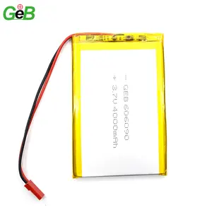 Fabbrica professionale 606090 batteria li-ion 3.7 v 4000 mah con certificato IEC