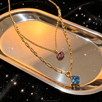 Gargantilla de Circonita Cúbica Multicolor, Plata de Ley 925, Chapada en Oro, Joyería para Mujer, Hecha a Mano, Vintage, Elegante, Regalo