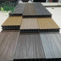 Plancher en composite WPC écologique européen, imperméable, antidérapant, brossé, en chêne, pour sous-sol, entrepôt, extérieur