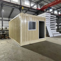 Maison conteneur pliable - Design moderne, résistante aux tremblements de terre de niveau 8, hébergement temporaire pour camps de réfugiés, bâtiments de bureaux