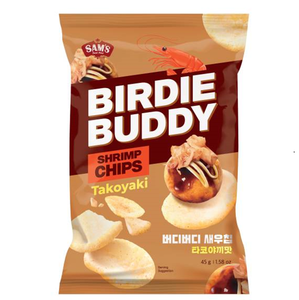 BIRDIE BUDDY Chips de Camarón con Sabor a Takoyaki, Condimento Dulce y Sabroso para Okonomiyaki, Aroma Rico a Camarón, Snack Envasado Individualmente, OEM - Product Image 4