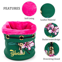 Vente chaude Cordon Accessoires De Golf Sac En Cuir Pu Golf Objets De Valeur Sac Broderie Logo Golf Pochette De Valeur