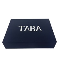 Grand carton en papier rigide mat de luxe avec logo personnalisé de qualité supérieure noir pliable vide fermeture magnétique emballage de boîte-cadeau