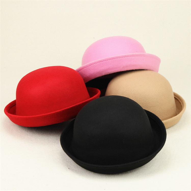 Kids Bowler Hats Popular Children's Fashion Accessories