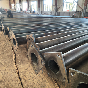 Poste <span class=keywords><strong>de</strong></span> Luz Callejero Octogonal/Cónico <span class=keywords><strong>Galvanizado</strong></span> en Caliente <span class=keywords><strong>de</strong></span> Alta Calidad para Exteriores, Personalizable por el Fabricante, <span class=keywords><strong>de</strong></span> 6m, 7m, 8m, 9m - Precio - Product Image 3