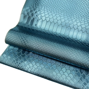 Da mới thân thiện với môi bề mặt đầy màu sắc cho túi và túi xách siêu sáng <span class=keywords><strong>Python</strong></span> mô hình TPU PU dệt Giày da PE phim - Product Image 3