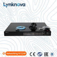 Switch de Red Gigabit PoE+ de 24 Puertos N1524P, Capa 3, 10GbE SFP+ Uplink, SNMP, QoS, Apilable, Capacidad de 128 Gbps, Venta al por Menor