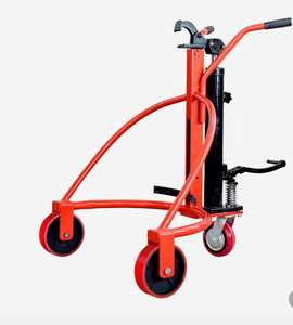 हाथ हाइड्रोलिक तेल ड्रम ट्रक 350 किलोग्राम पुश कार्ट व्हीलबैरो मैनुअल पैलेट ट्रक हाइड्रोलिक ट्रॉली - Product Image 5