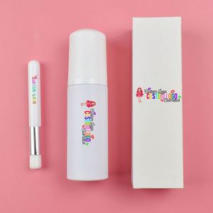 Wholesale <b>Lash</b> Shampoo White Bottle Packaging With Logo 60ml Eyelash Shampoo <b>Kit</b> - Product Image 1