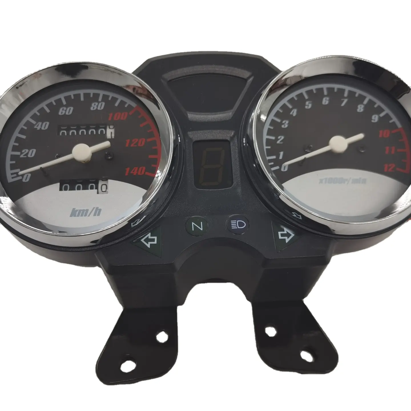 Xe Máy Kỹ Thuật Số Đo Dặm Màu Đen Hàng Tùy Chỉnh Mô Hình Bề Mặt Speedometer Nhựa Màu Gói Nguồn Gốc Vật Liệu