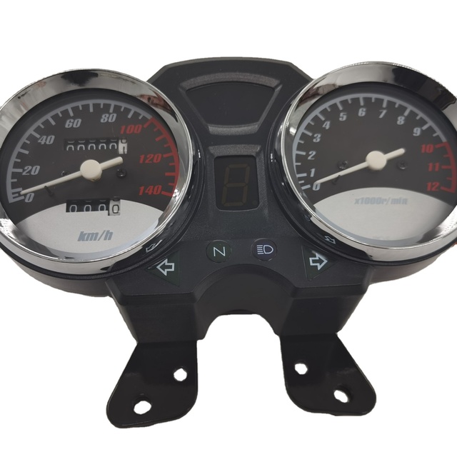 Motorcycle Digital Odometer Black Custom  Item Surface Models Speedometer Plastic Color Package Material Origin