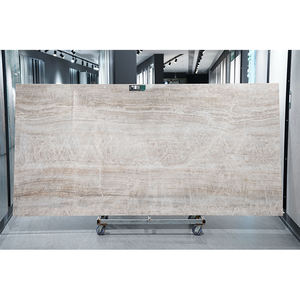 Dalles italiennes en pierre de <span class=keywords><strong>travertin</strong></span> Surface mate en porcelaine frittée pour carrelage mural de table de sol - Product Image 4