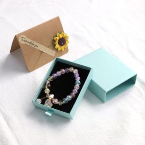 Cardboard Eco Friendly <b>Drawer</b> Sliding Packaging <b>Drawer</b> Gift Box with Custom logo Printing Universal Jewelry Box <b>Small</b> Paper - Product Image 6