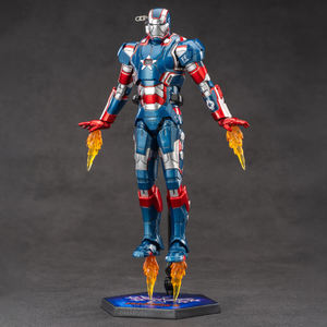 Nuovo ZT Zd Toys Iron Man Originale Autentico <span class=keywords><strong>Marvel</strong></span> Edizione 10° Anniversario - Wars Machine Patriot 1.0 1/10 <span class=keywords><strong>Action</strong></span> <span class=keywords><strong>Figure</strong></span> - Product Image 6