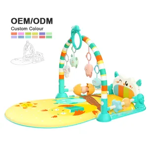 Zhorya Infant Ftiness Rack Pedal Klavier Baby Crawling Aktivitäten Übungs rahmen Kleinkind Musical Play Gym Mats Spielzeug