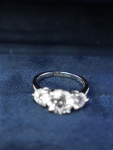 Bagues de fiançailles Madonna, bague de mariage en diamant cultivé en laboratoire pour femmes, anniversaire, or blanc 9K 14K 18K, or rose, or jaune - Product Image 6