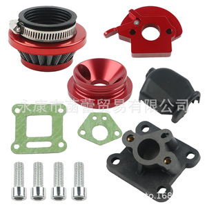 Modificación de Carburador para Motor CNC 49cc 44-6 con Filtro de Aire de Color y Colector de Admisión - Product Image 4