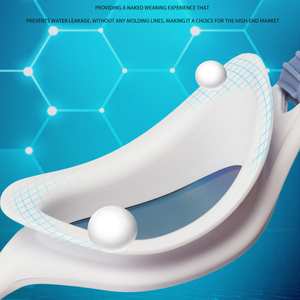 Usine directement fournir des lunettes de natation pour adultes avec lentille bleue vert anti-buée et protection UV lunettes de natation pour adultes bleus - Product Image 6