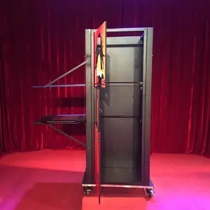 Stage Performance Illusion Apparatuur Cut De Menselijk Lichaam In Drie Stukken Gemakkelijk Goocheltrucs Voor Verkoop