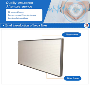 Satrise Large Rated Air Flow High Efficiency Hepa Filter Usage In Mushroom Cultivation Room - Product Image 4