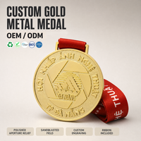 Médaille personnalisée en alliage de zinc OEM pour événements scolaires, festivals, activités, compétitions, souvenirs, avec ruban, sans quantité minimale de commande