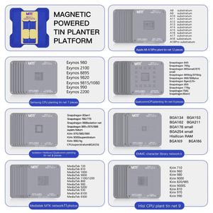 MaAnt C1 BGA Reballing منصة مغناطيسية لهاتف <span class=keywords><strong>IPhone</strong></span> Pro MTK EMMC Qualcomm CPU HUWEI أدوات إصلاح مجموعة استنسل للزراعة - Product Image 2