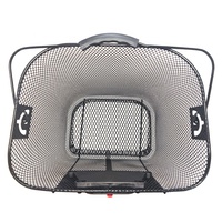 Panier avant amovible pour vélo de ville en treillis métallique résistant aux intempéries avec support à dégagement rapide