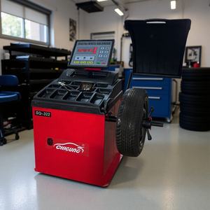 Vollautomatische Infrarot-Reifenwuchtmaschine mit Digitalanzeige, 220 U/min, Auto-Wartungszubehör SBM322 - Product Image 1