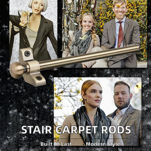 מוטות אחיזה למדרגות עכשוויות באיכות גבוהה עם אביזרים, מוטות מדרגות מסגסוגת אלומיניום - Product Image 2