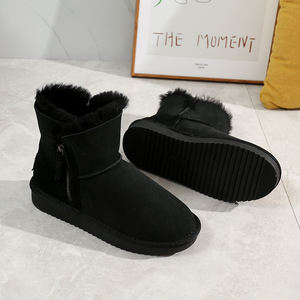 מגפי עור כבש איכותיים בסגנון מערבי, מגפי אגס מקוריים, מגפי אגס קאנטרי לנשים - Product Image 4