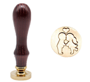 封筒グリーティングカードの結婚式やパーティー招待状のスタンプに適しています-カスタムグリーティングカード-ホリデーワックスシーリングスタンプ - Product Image 1