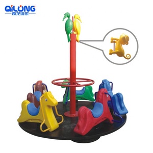 Thiết Bị Sân Chơi Ngoài Trời Ghế Xoay Ngựa Nhựa Cưỡi Ngựa Vui Vẻ - Product Image 3