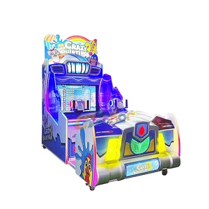 Equipo de videojuego para interiores, máquina de juegos de doble chorro de agua, operado por monedas, crazy 3 - Product Image 1
