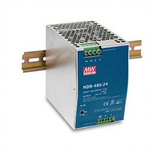 MEAN WELL NDR-480-24 Série NDR480 480W Alimentation industrielle sur rail DIN à sortie unique. Nouvelle marque et original en stock - Product Image 1