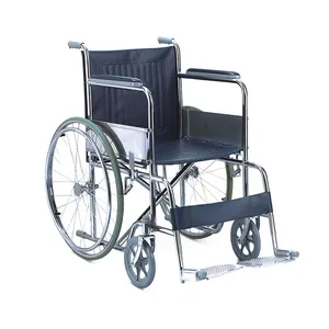 残疾人用顶级销售质量铬钢手动轮椅