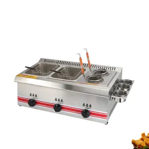 Hoge Kwaliteit Hotel Keuken Apparatuur Gas Pasta Boiler Noodle Koken Machine Draagbare Pastakoker