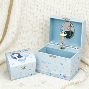 Caja Musical Personalizada con Canción, Caja <span class=keywords><strong>de</strong></span> Joyería con Cisne y Bailarina, Regalo <span class=keywords><strong>de</strong></span> Cumpleaños para Niña - Product Image 1