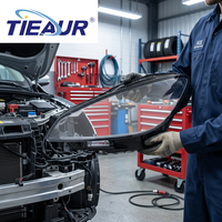 Abat-jour en verre trempé transparent TIEAUR pour phares de voiture, couvercle de lentille en PC pour GR86 Année 2022