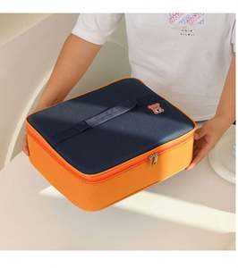 Boîte à lunch pour étudiants, grande capacité, simple, dessin animé, nouvelle, multifonctionnelle, portable, sac à lunch isotherme - Product Image 4