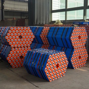 Rouleau de convoyeur industriel en acier neuf avec roulements pour utilisation en entrepôt - Product Image 2