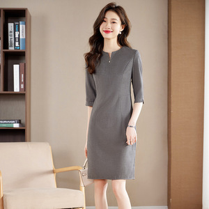 <span class=keywords><strong>Ropa</strong></span> de trabajo profesional personalizada, vestido de dos piezas para mujer, esteticista, tienda de joyería, uniforme para mujer - Product Image 6