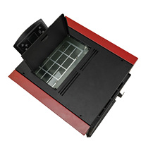 6.5KW  Sertifikasi CE EN06510 ROHS Tungku Pelet Otomatis Bebas Asap Kompak Estufa De Pellet Dengan Kontrol Jarak Jauh Wifi
