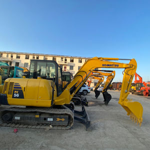 Lage Werkuren, Bijna Nieuwe, Goedkope Kleine Constructie 5 Ton <span class=keywords><strong>Komatsu</strong></span> Pc56 Tweedehands Rupsgraafmachine - Product Image 1
