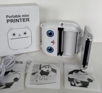 Printer Foto Mini Portabel X15 BT Nirkabel Thermal Tanpa Tinta 200DPI 57mm Gulungan Foto Sketsa Teks Cetak Tipe-C Pembelajaran di Rumah OEM