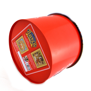 Confezione di biscotti tondi in Europa stampati su misura confezione di cioccolato dolci regalo cibo in <span class=keywords><strong>metallo</strong></span> contenitore con buona funzione di sigillatura - Product Image 3