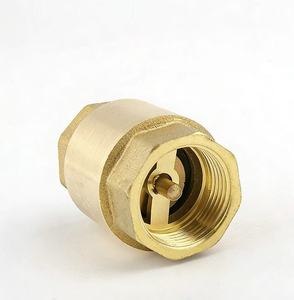Válvula de Retención Vertical de Latón con Resorte, Manual, para Bombas con Conexiones BSP/NPT, Tamaño de Puerto de 1/2"-2" para Gas y Agua - Product Image 5