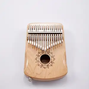 Musically Intuïtief Instrument Kalimba Elektrische 17 Toetsen Met Pickup