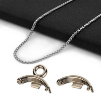 Millet 8 Métal Tête Grain Band8 NFC Bracelet En Cuir Officiel Même Pendentif Collier Accessoires pour Montres Bracelets De Montre Premium
