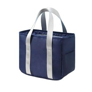 Custom Logo New Reusable Thermal Insulation <b>Lunch</b> <b>Box</b> Bag Promotional Polyester Picnic Food Cooler - Product Image 1